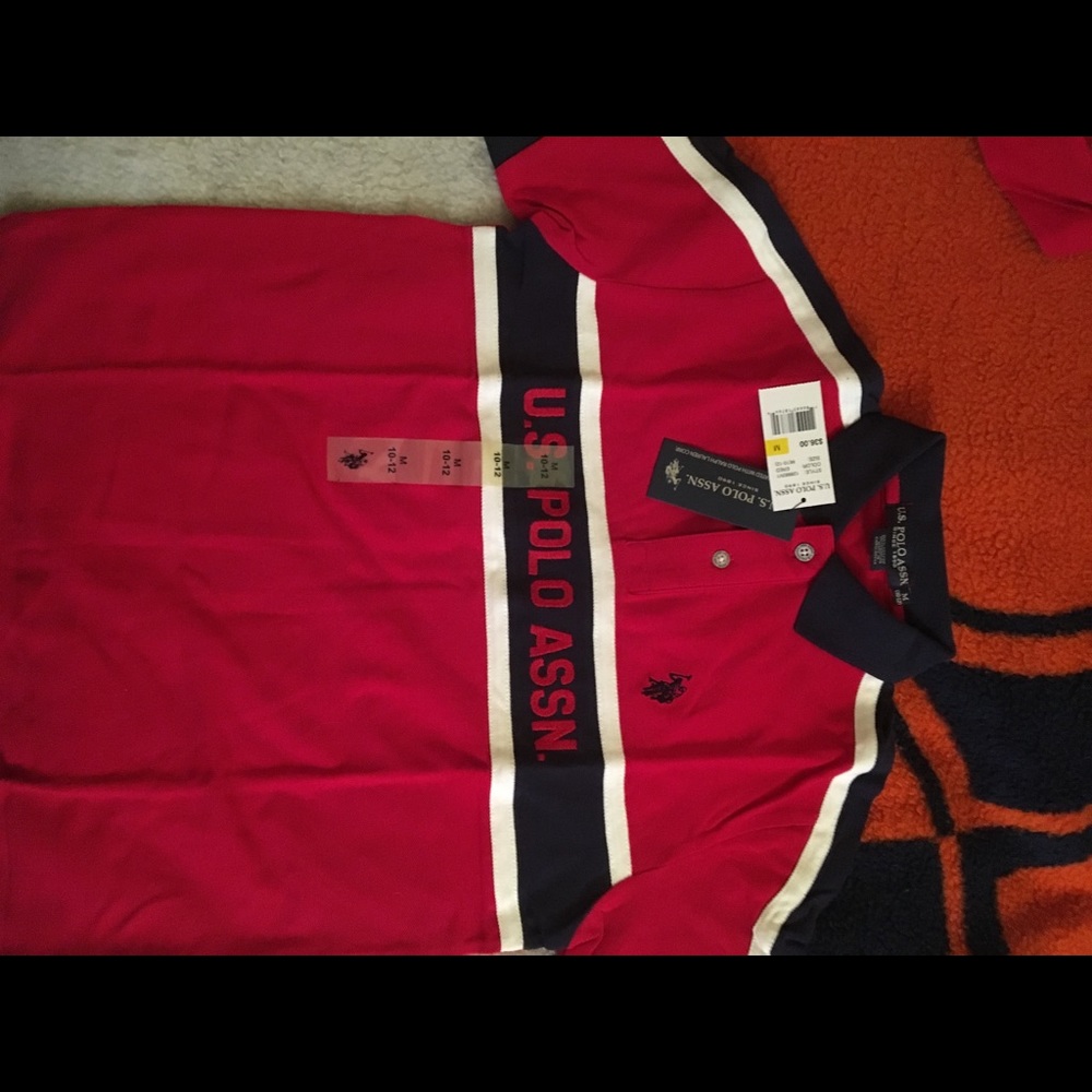 US Polo Boys polo shirt medium 10-12
